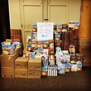 Food collection for United Christian Ministries
